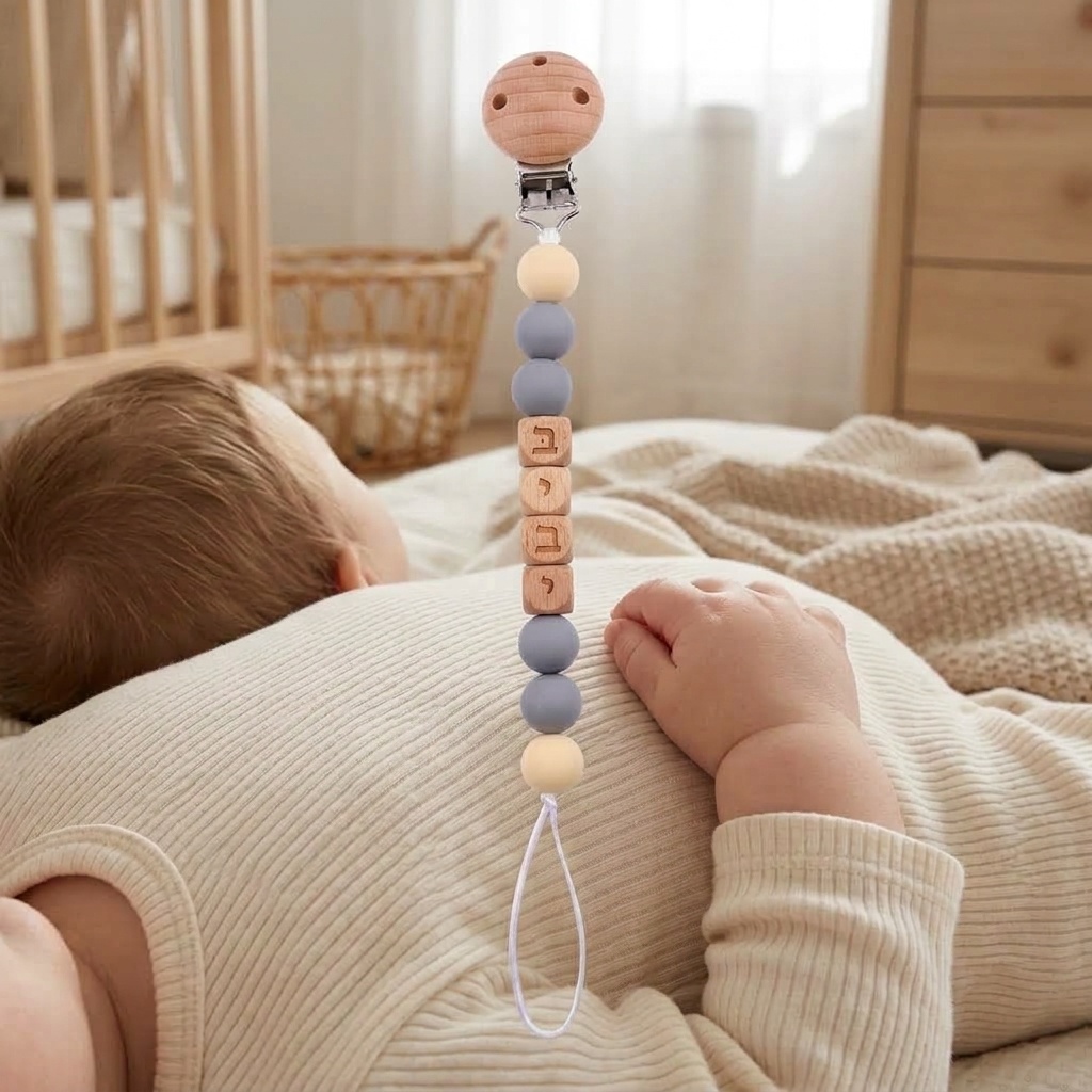 Baby Pacifier Clip - Clip per ciuccio personalizzato in silicone