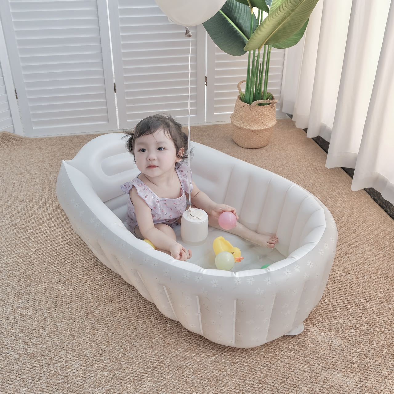 Baby Products Newborn - Vasca da bagno gonfiabile per cartoni