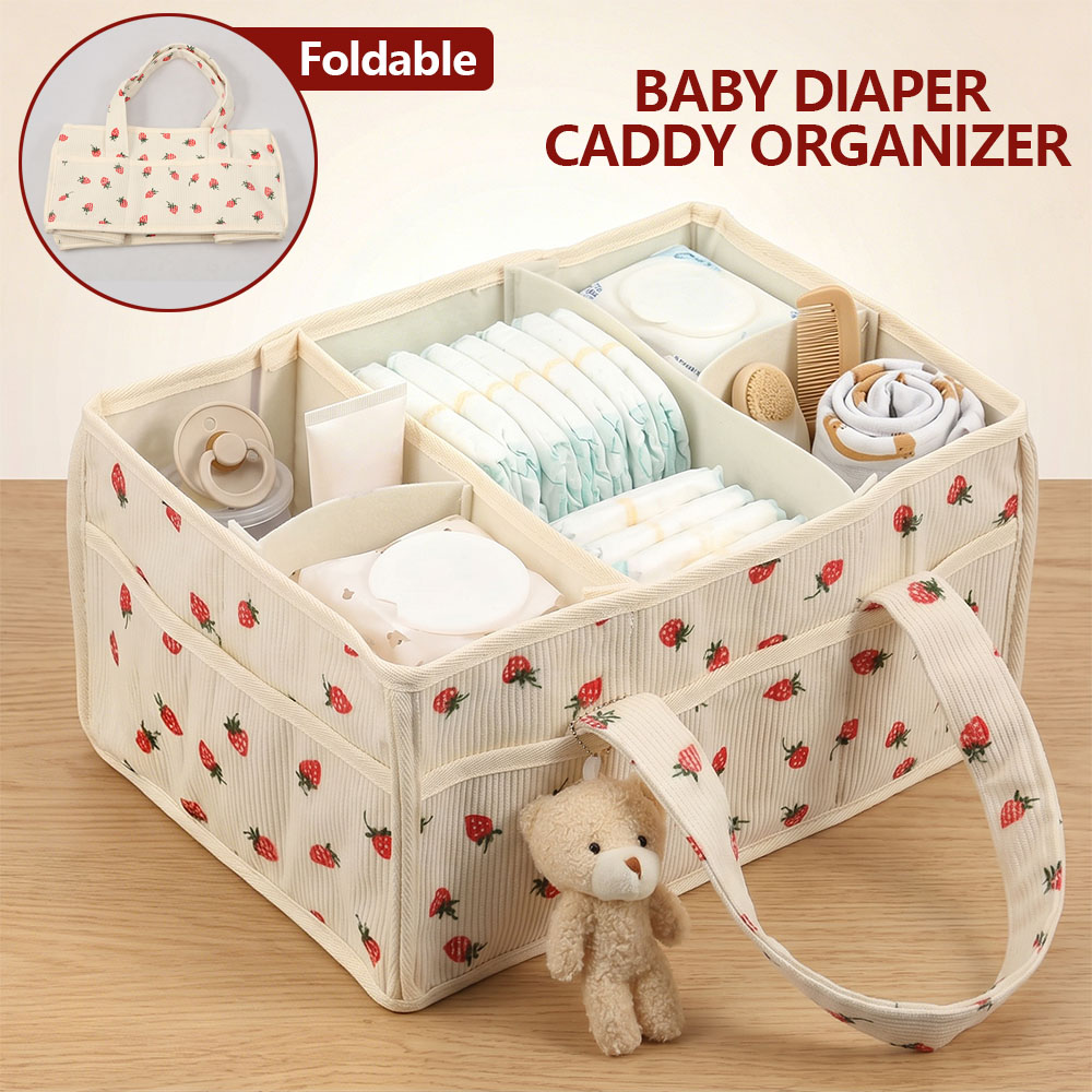 Baby Products Organiser - Cesto Portaoggetti per Pannolini e Salviette,